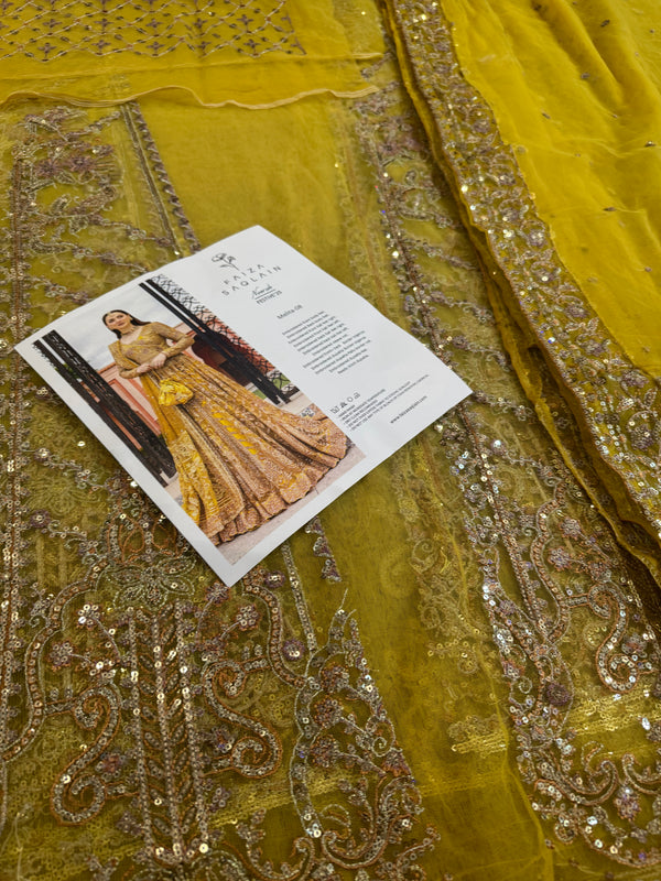 Faiza saqlain golden wedding edition