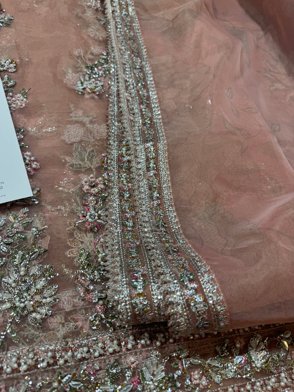 Hussain rehar fresh pink wedding edition