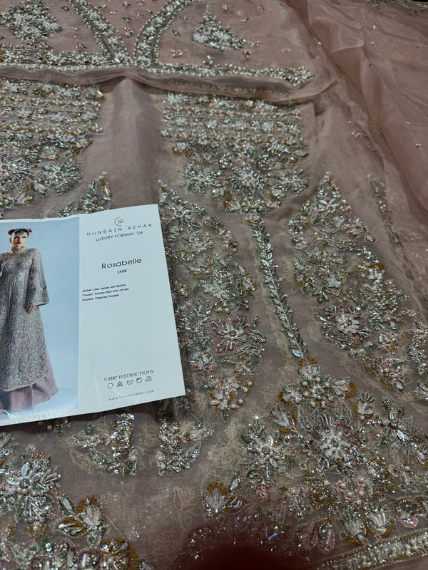 Hussain rehar lilac pink wedding edition