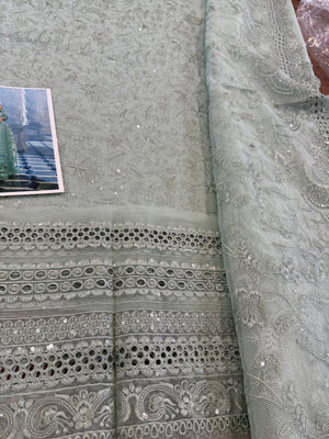 Sobia nazir mint green lawn 2026