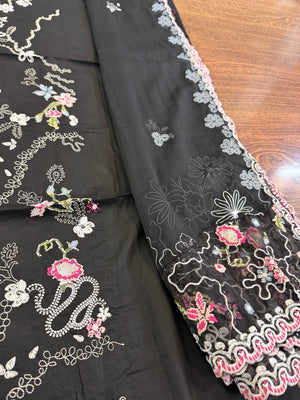 Qalamqar black lawn 2026