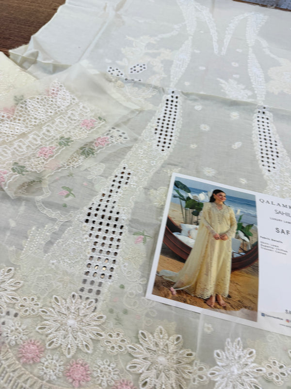 Qalamqar ivory lawn 2026