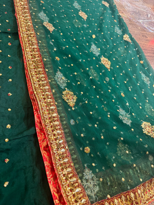 Haris Shakeel green  wedding edition