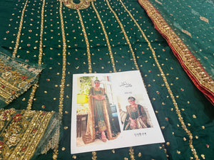 Haris Shakeel green  wedding edition