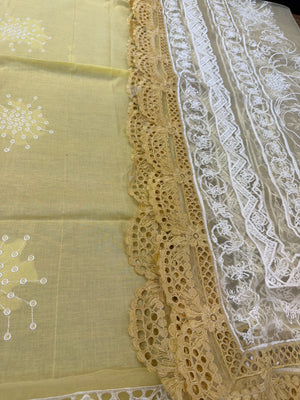 Maria B yellow lawn 2026