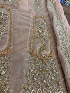 Faiza saqlain pink wedding edition
