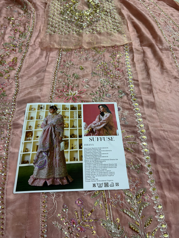 Suffuse by sana yasir pink wedding edition