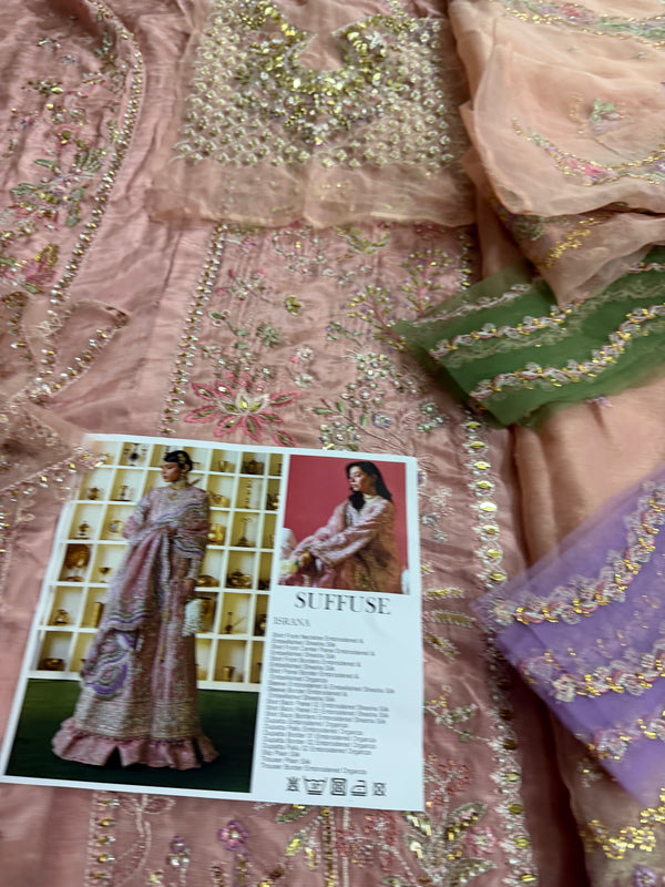 Suffuse by sana yasir pink wedding edition