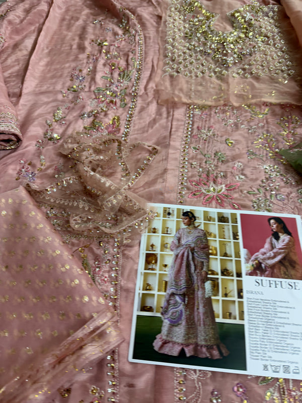 Suffuse by sana yasir pink wedding edition