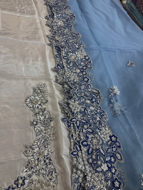 Hussain rehar white wedding edition