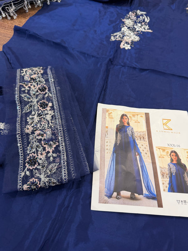 Kanwal Malik blue wedding edition