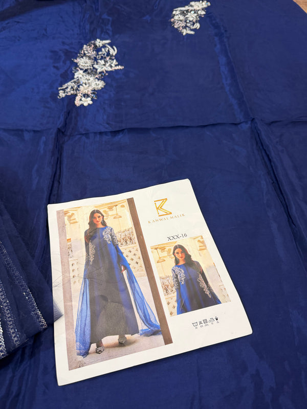 Kanwal Malik blue wedding edition