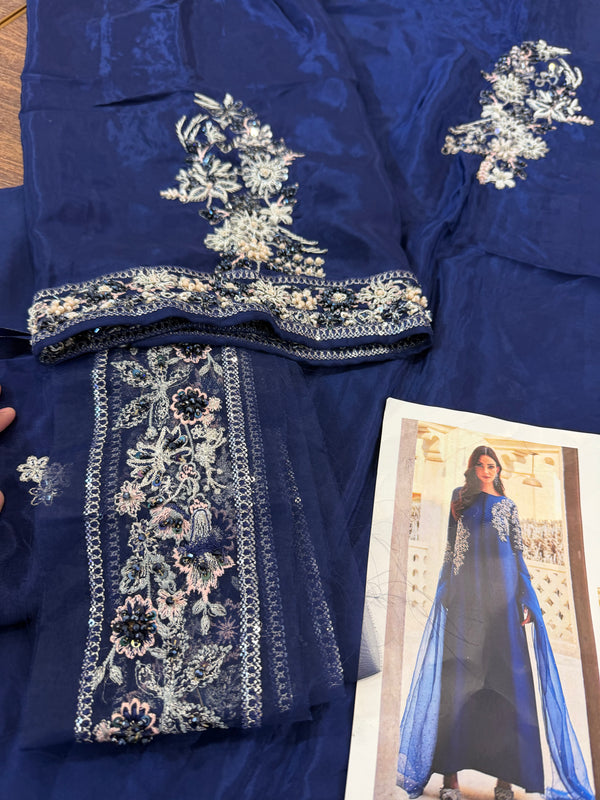 Kanwal Malik blue wedding edition