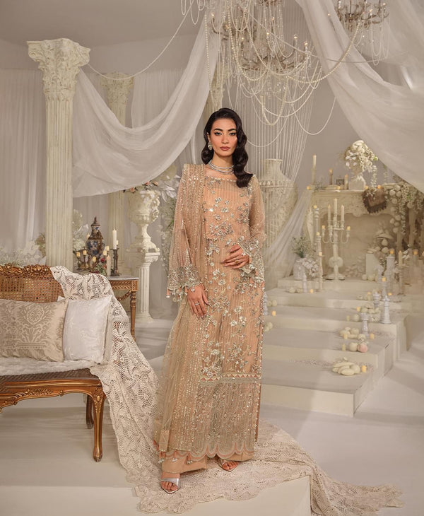 Elaf golden chiffon wedding edition