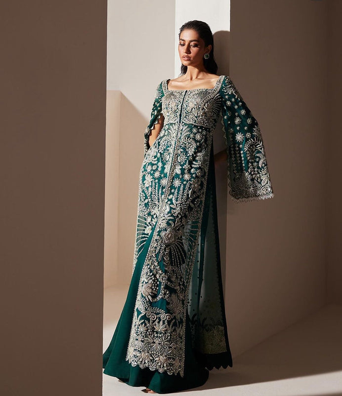 Soraya green bridal chiffon wedding edition