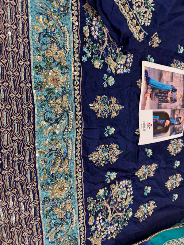 Vintage blue bridal wedding edition