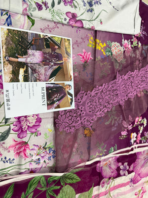 Maria B mprint purple lawn 2026