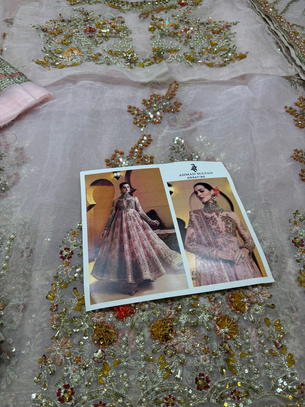 Ahmad Sultan pink chiffon wedding edition