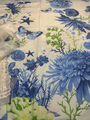 Maria b mprint white sky lawn 2025