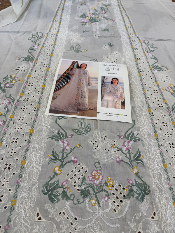 Qalamqar ivory multi lawn 2026