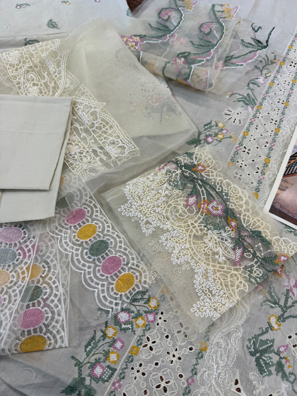 Qalamqar ivory multi lawn 2026