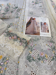 Qalamqar ivory multi lawn 2026