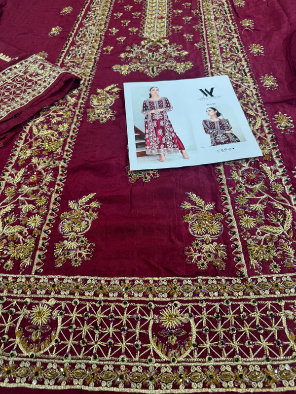 Waqar Asgar meroon bridal wedding edition