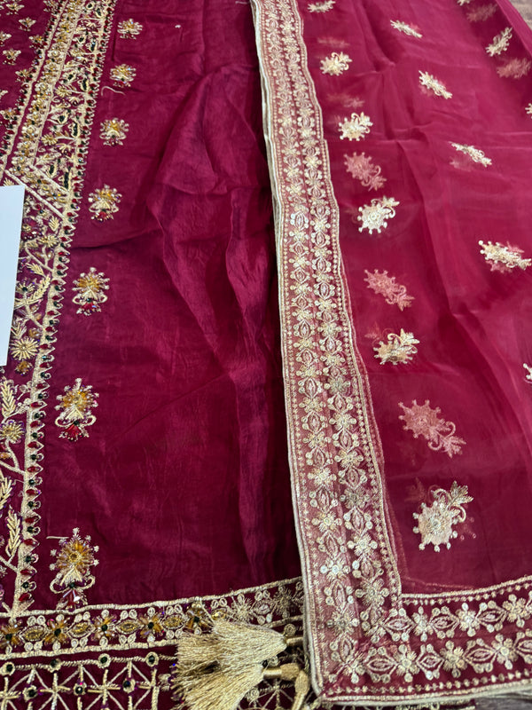 Waqar Asgar meroon bridal wedding edition
