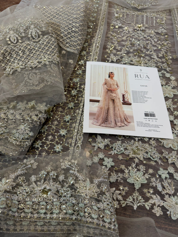 Faiza Saqlain ivory boski white wedding edition