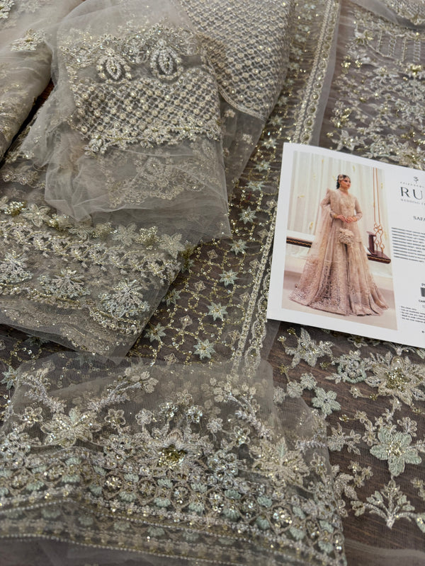 Faiza Saqlain ivory boski white wedding edition