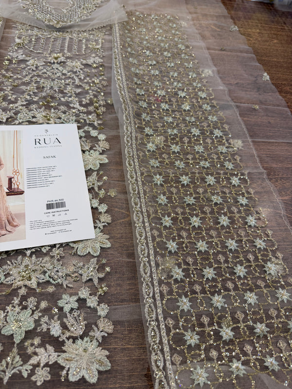 Faiza Saqlain ivory boski white wedding edition