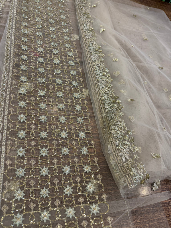 Faiza Saqlain ivory boski white wedding edition