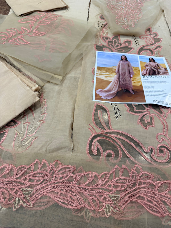 Rangrasya pink lawn 2026
