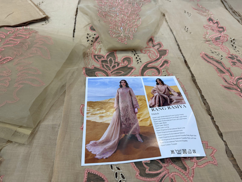 Rangrasya pink lawn 2026