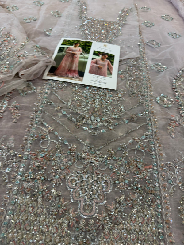 Kanwal Malik pink bridal chiffon collection