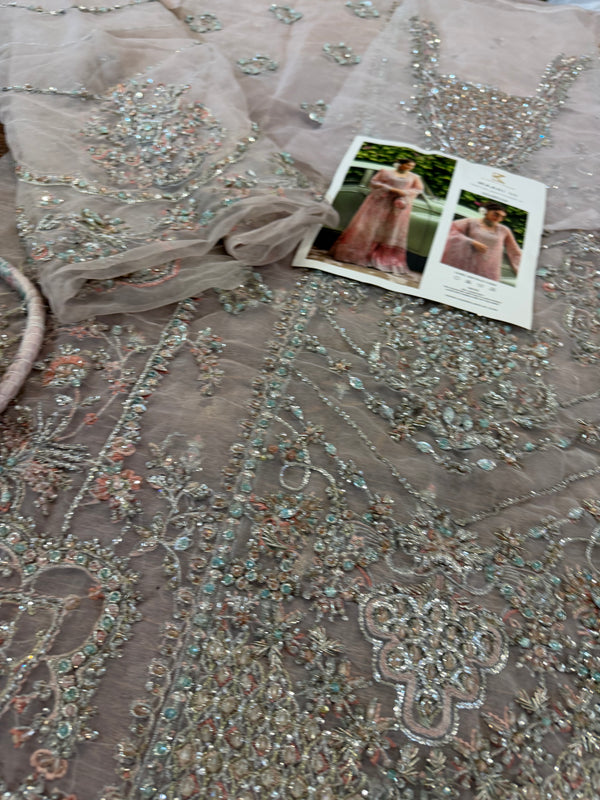 Kanwal Malik pink bridal chiffon collection