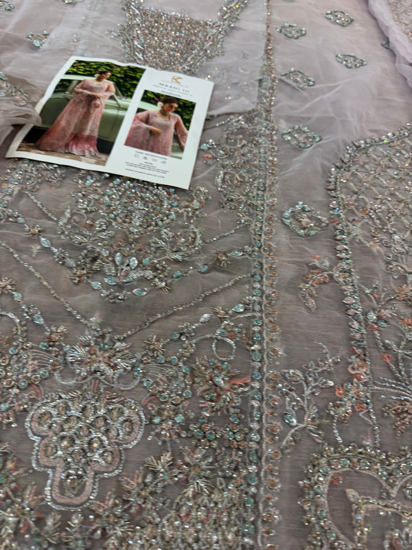 Kanwal Malik pink bridal chiffon collection