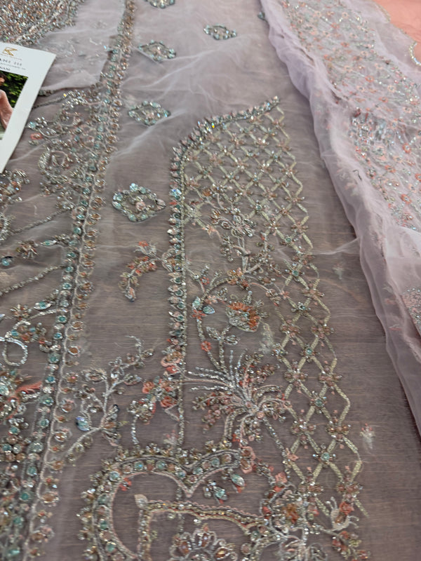 Kanwal Malik pink bridal chiffon collection