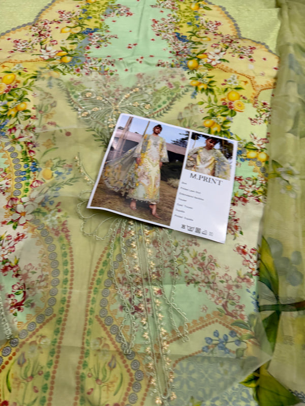 Maria B mprint yellow lawn 2026