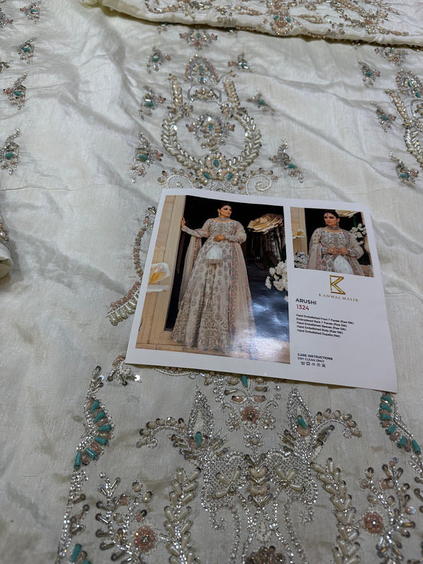 Kanwal malik white multi bridal collection