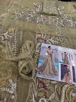Suffuse by sana Yasir green pista wedding edition