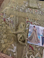 Suffuse by sana Yasir green pista wedding edition