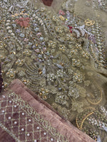 Suffuse by sana Yasir green pista wedding edition