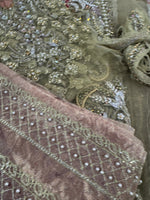 Suffuse by sana Yasir green pista wedding edition