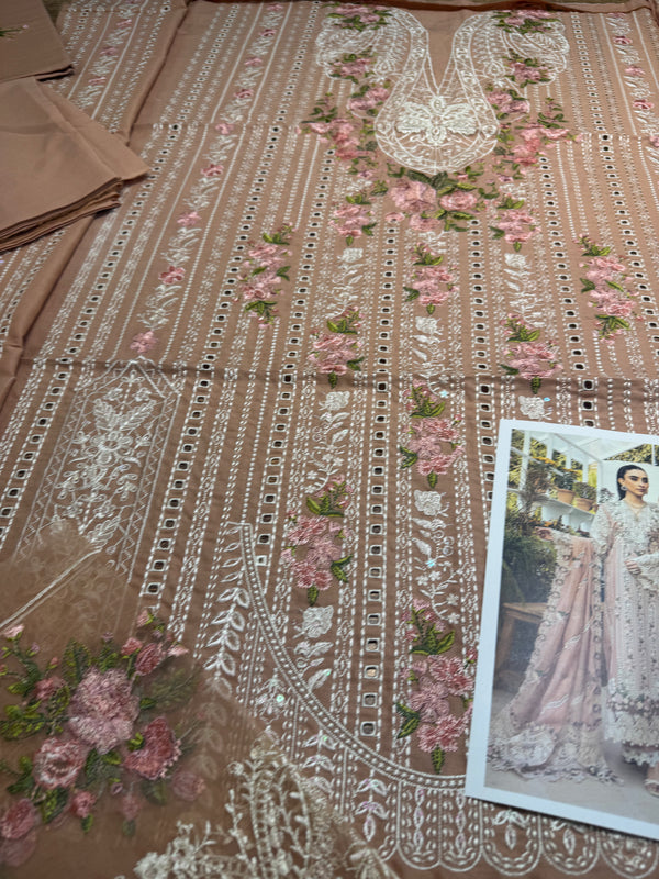 Elaf peach pink lawn 2025