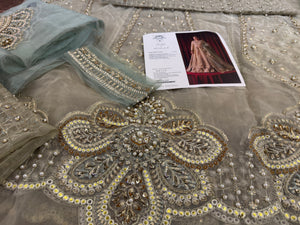 Mohsin Naveed Ranjha ivory and sky wedding edition