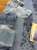 Sobia Nazir blue lawn 2026