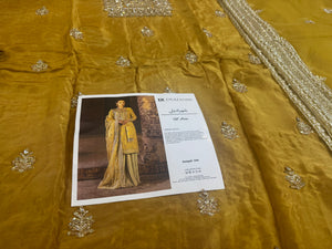 Erum khan yellow wedding collection