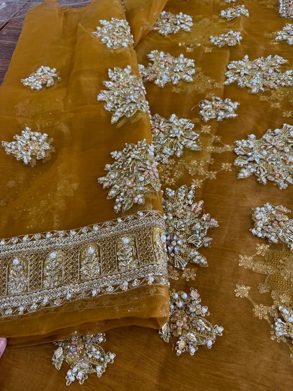 Husssin rehar mustard yellow wedding edition