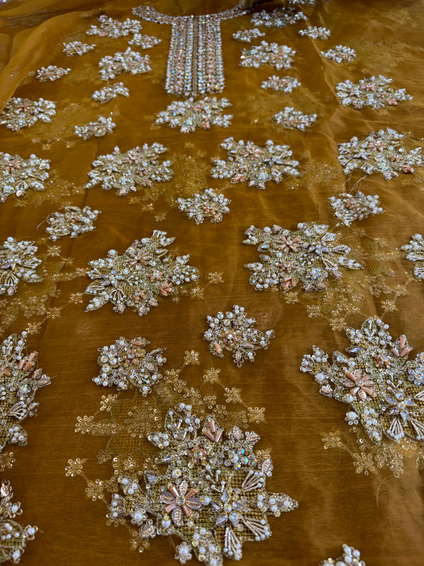 Husssin rehar mustard yellow wedding edition